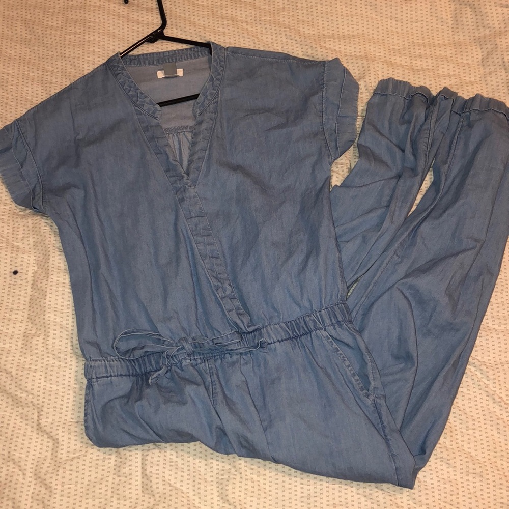 Chambray jumpsuit